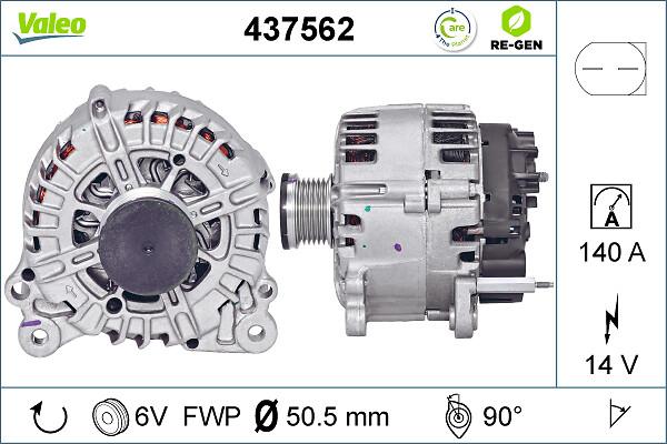VALEO 437562 - Alternatore www.autoricambi360.it