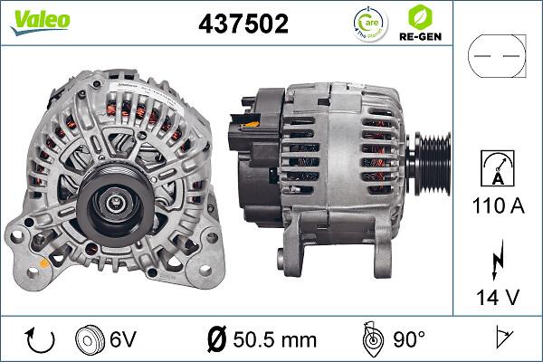 VALEO 437502 - Alternatore www.autoricambi360.it