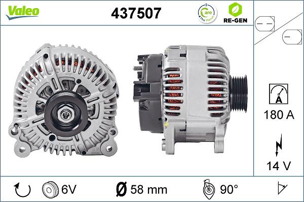 Valeo 437507 - Alternatore www.autoricambi360.it