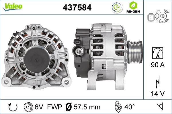 VALEO 437584 - Alternatore www.autoricambi360.it