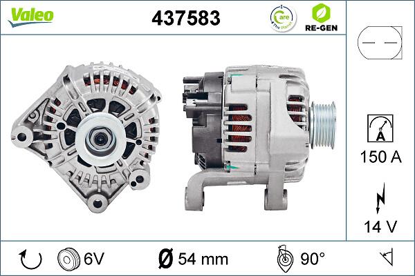 VALEO 437583 - Alternatore www.autoricambi360.it