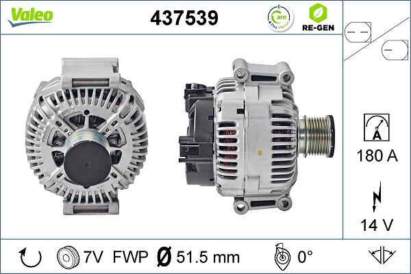VALEO 437539 - Alternatore www.autoricambi360.it