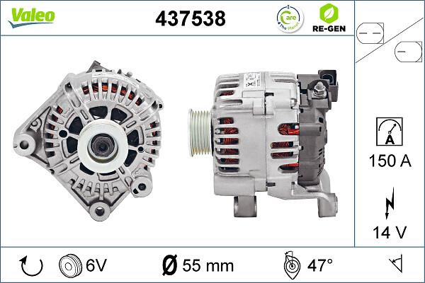 VALEO 437538 - Alternatore www.autoricambi360.it