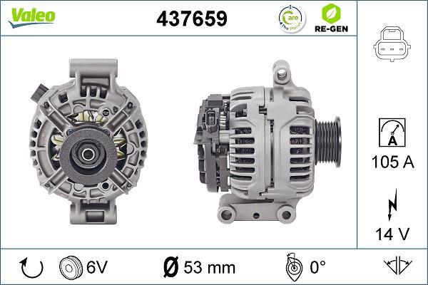 VALEO 437659 - Alternatore www.autoricambi360.it