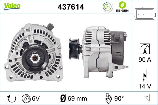 VALEO 437614 - Alternatore www.autoricambi360.it
