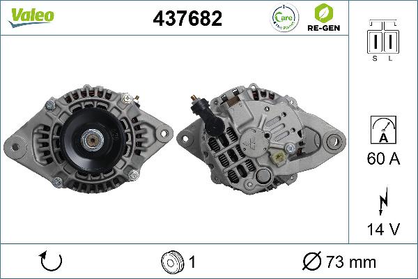 VALEO 437682 - Alternatore www.autoricambi360.it