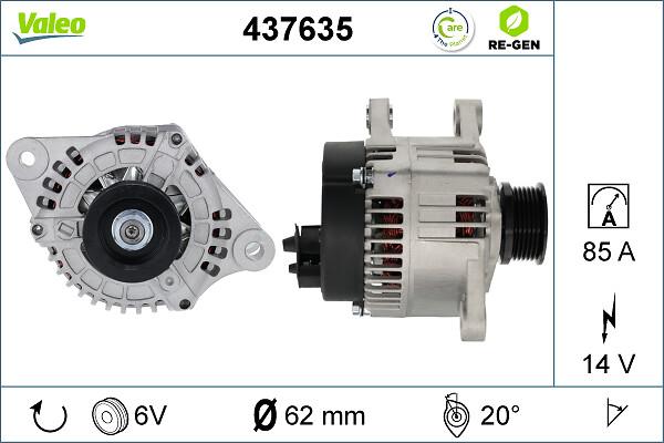 VALEO 437635 - Alternatore www.autoricambi360.it