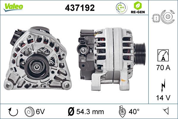 VALEO 437192 - Alternatore www.autoricambi360.it
