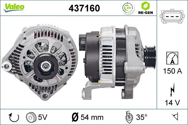 VALEO 437160 - Alternatore www.autoricambi360.it