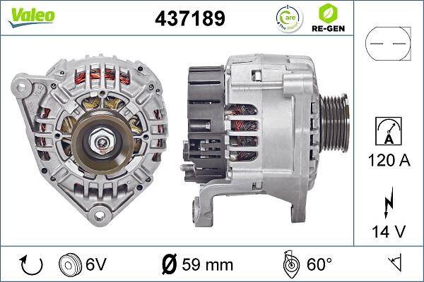 Valeo 437189 - Alternatore www.autoricambi360.it