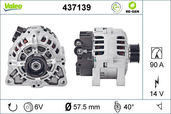 VALEO 437139 - Alternatore www.autoricambi360.it