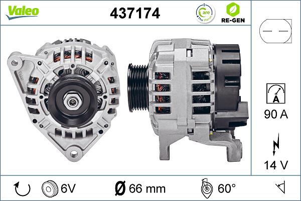 VALEO 437174 - Alternatore www.autoricambi360.it