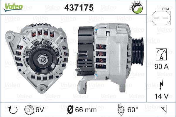 VALEO 437175 - Alternatore www.autoricambi360.it