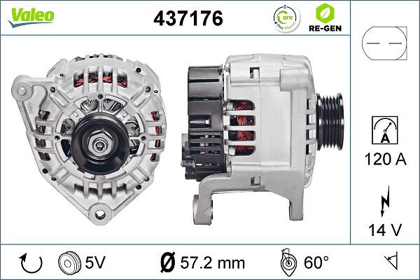 Valeo 437176 - Alternatore www.autoricambi360.it
