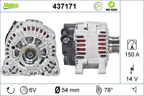 VALEO 437171 - Alternatore www.autoricambi360.it