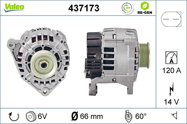 Valeo 437173 - Alternatore www.autoricambi360.it