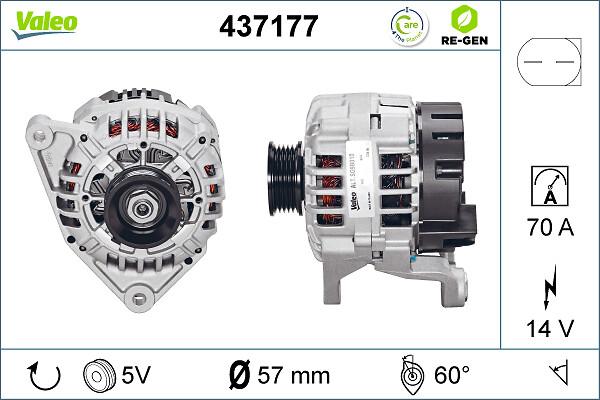 VALEO 437177 - Alternatore www.autoricambi360.it