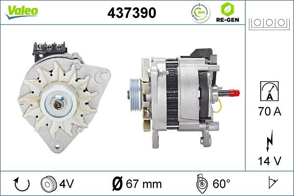 VALEO 437390 - Alternatore www.autoricambi360.it