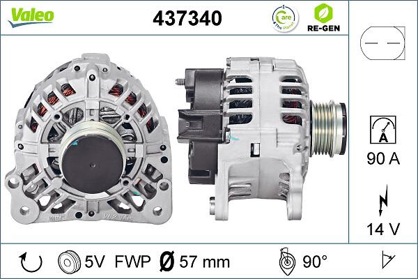 VALEO 437340 - Alternatore www.autoricambi360.it