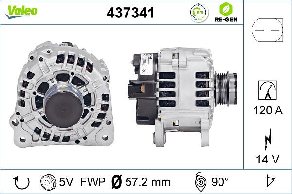 VALEO 437341 - Alternatore www.autoricambi360.it