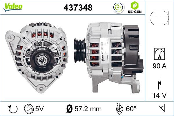 VALEO 437348 - Alternatore www.autoricambi360.it