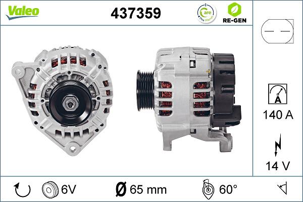 VALEO 437359 - Alternatore www.autoricambi360.it