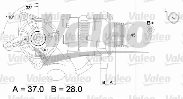 VALEO 437319 - Alternatore www.autoricambi360.it