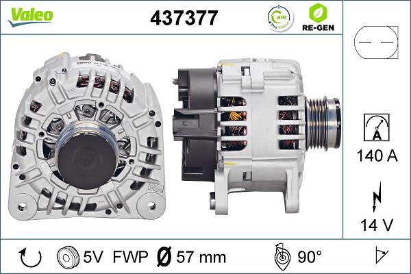 VALEO 437377 - Alternatore www.autoricambi360.it