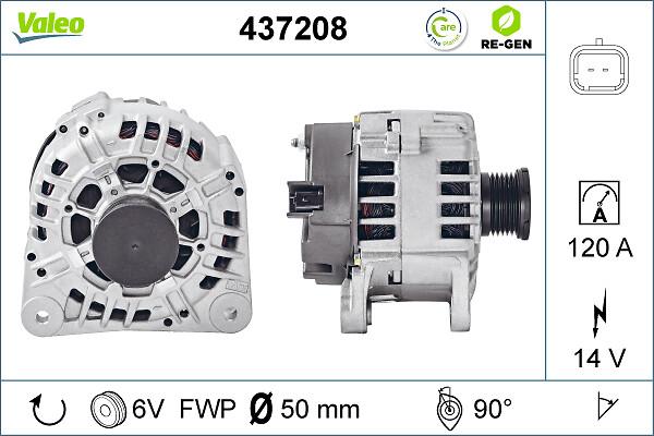 VALEO 437208 - Alternatore www.autoricambi360.it