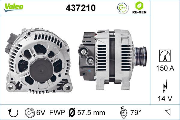 VALEO 437210 - Alternatore www.autoricambi360.it