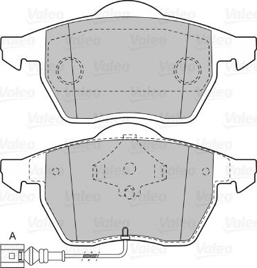 Samko 5SP827 - Kit pastiglie freno, Freno a disco www.autoricambi360.it
