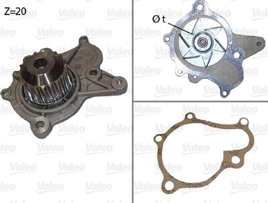 VALEO 506922 - Pompa acqua www.autoricambi360.it