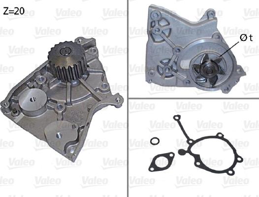 Valeo 506400 - Pompa acqua www.autoricambi360.it