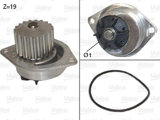 VALEO 506595 - Pompa acqua www.autoricambi360.it
