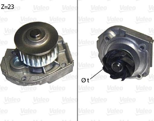 VALEO 506598 - Pompa acqua www.autoricambi360.it