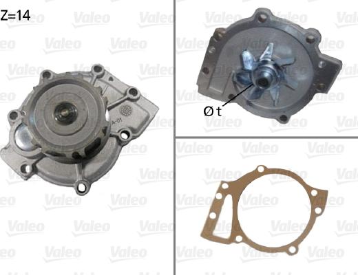 VALEO 506588 - Pompa acqua www.autoricambi360.it