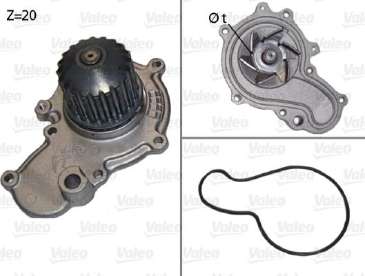 Valeo 506538 - Pompa acqua www.autoricambi360.it