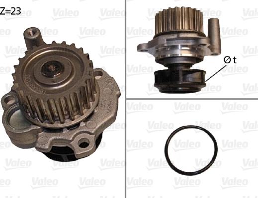 Valeo 506532 - Pompa acqua www.autoricambi360.it