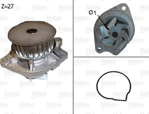 VALEO 506576 - Pompa acqua www.autoricambi360.it