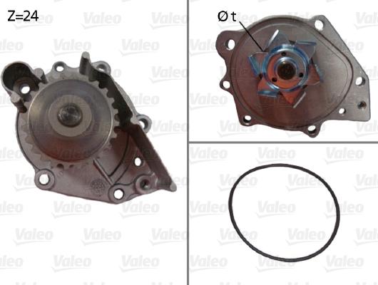 Valeo 506696 - Pompa acqua www.autoricambi360.it