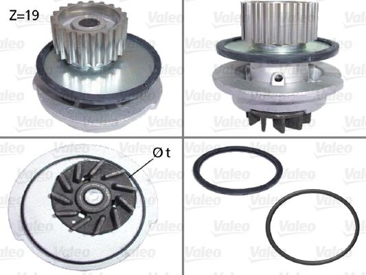 Valeo 506648 - Pompa acqua www.autoricambi360.it