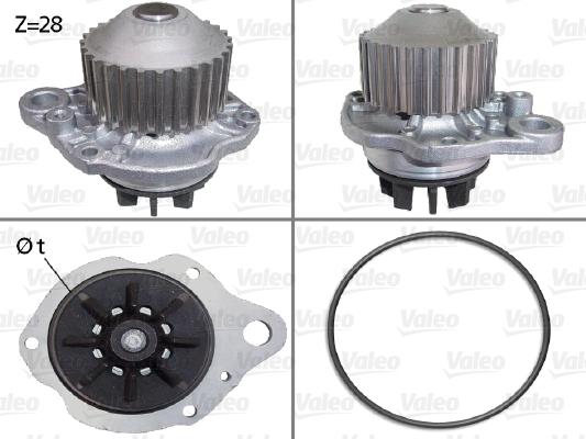 VALEO 506643 - Pompa acqua www.autoricambi360.it