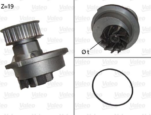 VALEO 506647 - Pompa acqua www.autoricambi360.it