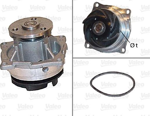 VALEO 506604 - Pompa acqua www.autoricambi360.it