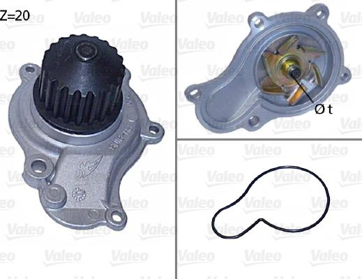VALEO 506605 - Pompa acqua www.autoricambi360.it