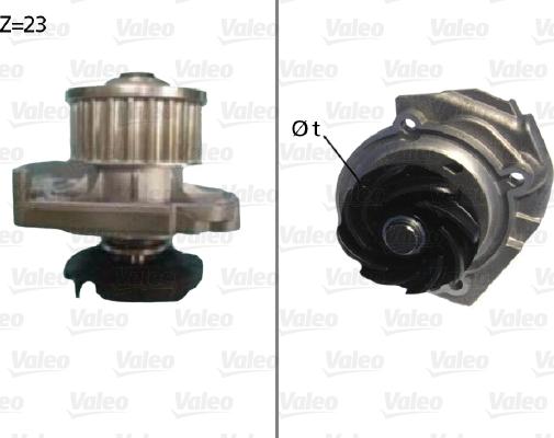 VALEO 506686 - Pompa acqua www.autoricambi360.it