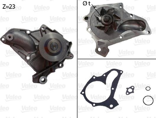 VALEO 506624 - Pompa acqua www.autoricambi360.it