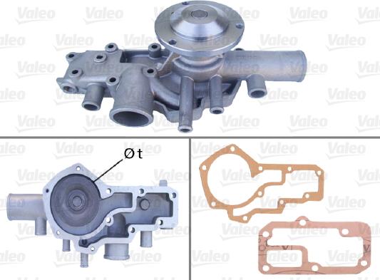 Valeo 506043 - Pompa acqua www.autoricambi360.it
