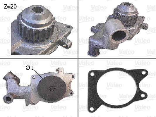 VALEO 506000 - Pompa acqua www.autoricambi360.it
