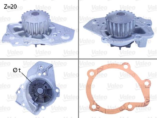 Valeo 506011 - Pompa acqua www.autoricambi360.it